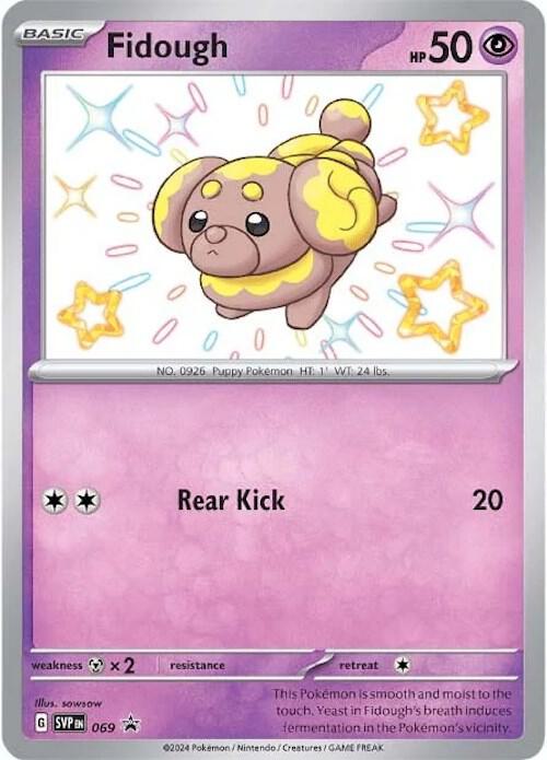 Shiny Fidough 069 SV Promo Pokémon kaart kopen - Elite TCG Shop