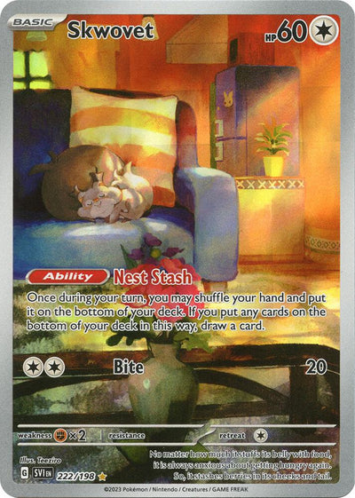 Skwovet 222/198 - Scarlet & Violet Base Set