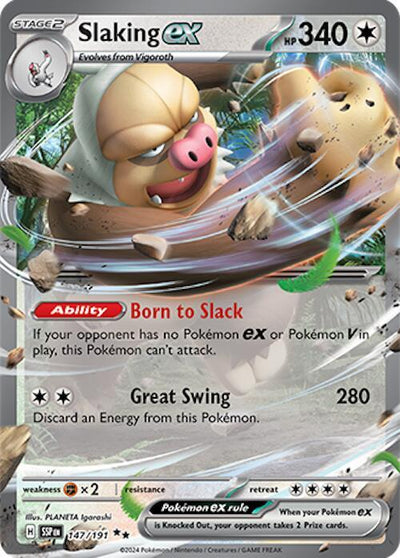 Slaking EX 147/191 - SV08 Surging Sparks