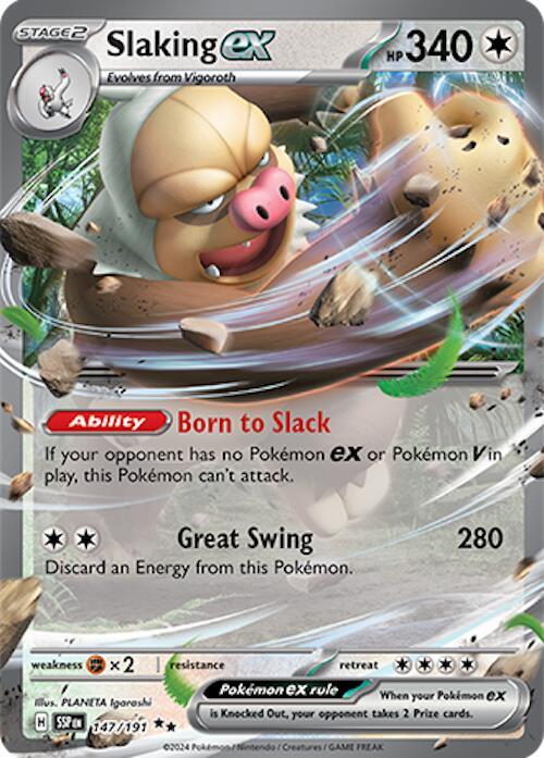 Slaking EX 147/191 - SV08 Surging Sparks