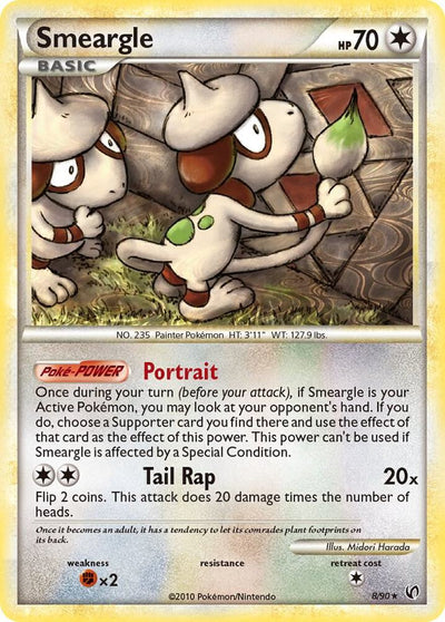 Smeargle 008 - Undaunted Holofoil