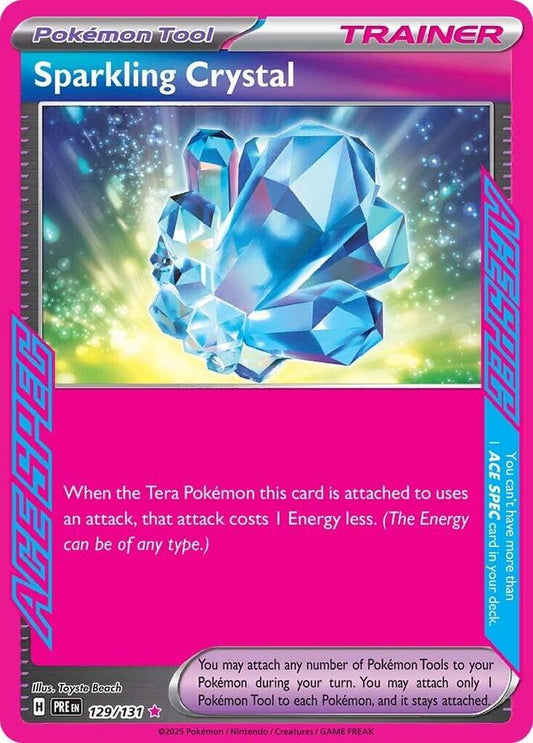 Sparkling Crystal 129 - SV: Prismatic Evolutions Pokémon kaart kopen - Elite TCG Shop
