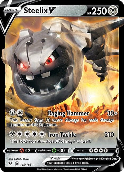 Steelix V 115 - SWSH04: Vivid Voltage