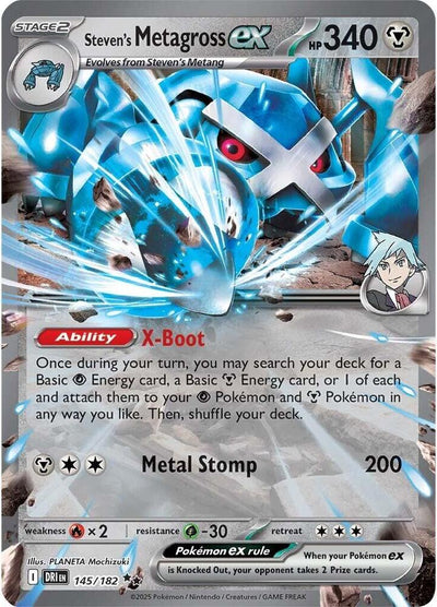 Steven's Metagross EX 145/182 - Destined Rival