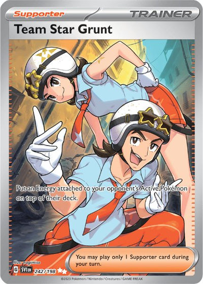 Team Star Grunt 242/198 - Scarlet & Violet Base Set Full Art