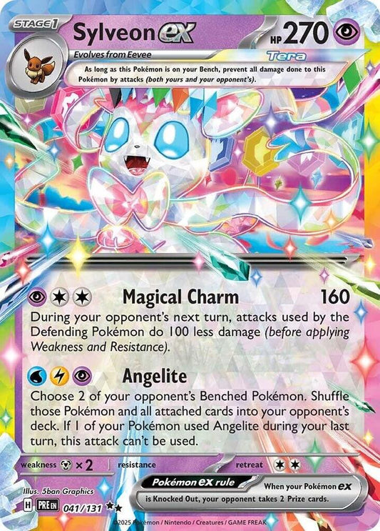 Sylveon ex 041/131 - Prismatic Evolutions Pokémon kaart kopen - Elite TCG Shop