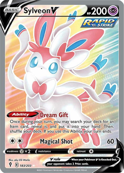 Sylveon V 183/203 - SWSH: Evolving Skies