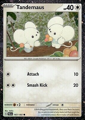 Tandemaus Cosmos Foil 167/193 - Paldea Adventure Chest Pokémon kaart kopen - Elite TCG Shop