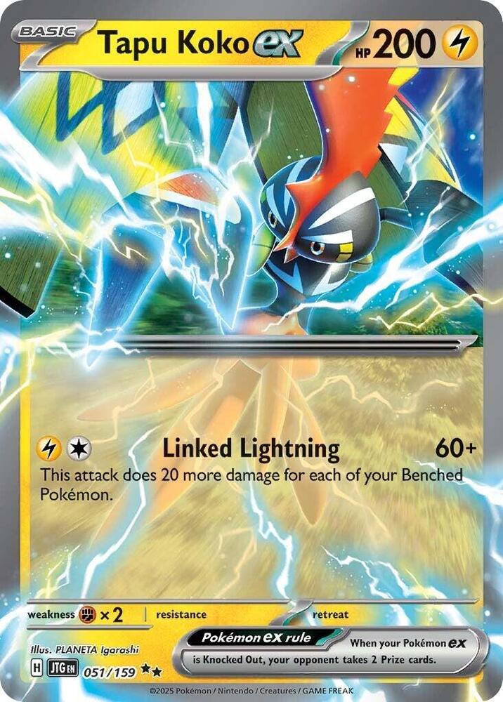 Tapu Koko ex 051/159 - Journey Together Pokémon kaart kopen - Elite TCG Shop