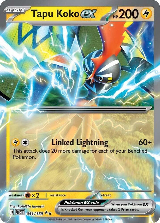 Tapu Koko ex 051/159 - Journey Together Pokémon kaart kopen - Elite TCG Shop