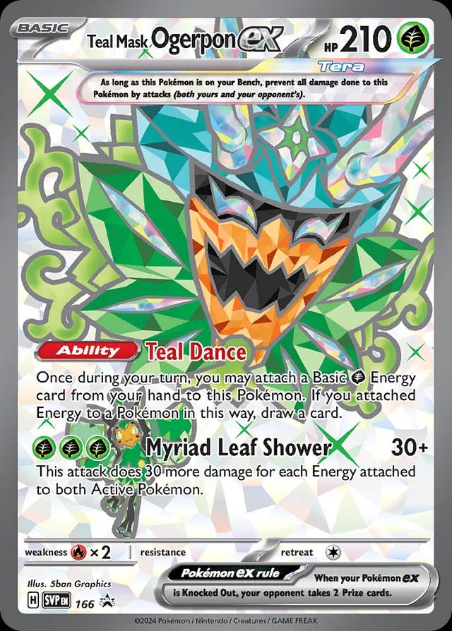 Teal Mask Ogerpon ex SVP166 - Scarlet & Violet Promo Pokémon kaart kopen - Elite TCG Shop
