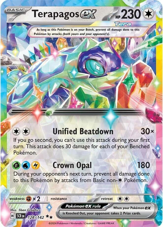 Terapagos EX 128 - Stellar Crown Pokémon kaart kopen - Elite TCG Shop