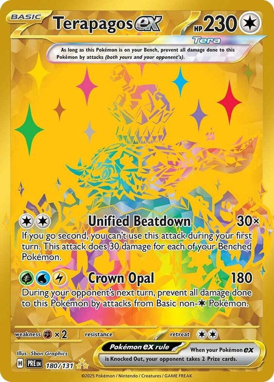 Terapagos EX 180/131 - SV Prismatic Evolutions Pokémon kaart kopen - Elite TCG Shop