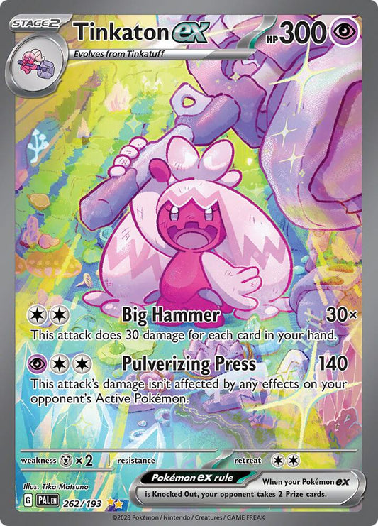 Tinkaton ex 262/193 - Scarlet & Violet Paldea Evolved Pokémon kaart kopen - Elite TCG Shop