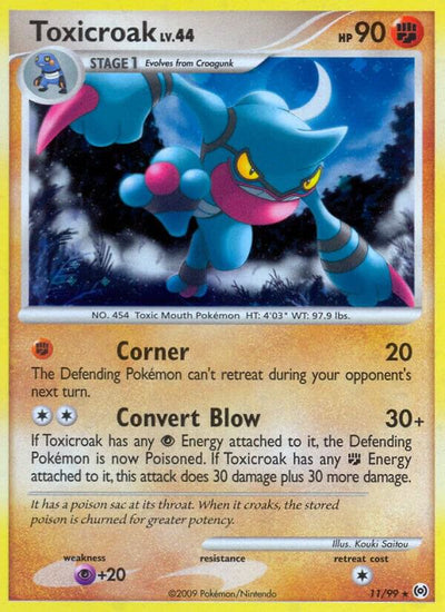 Toxicroak Holo 11 - Arceus