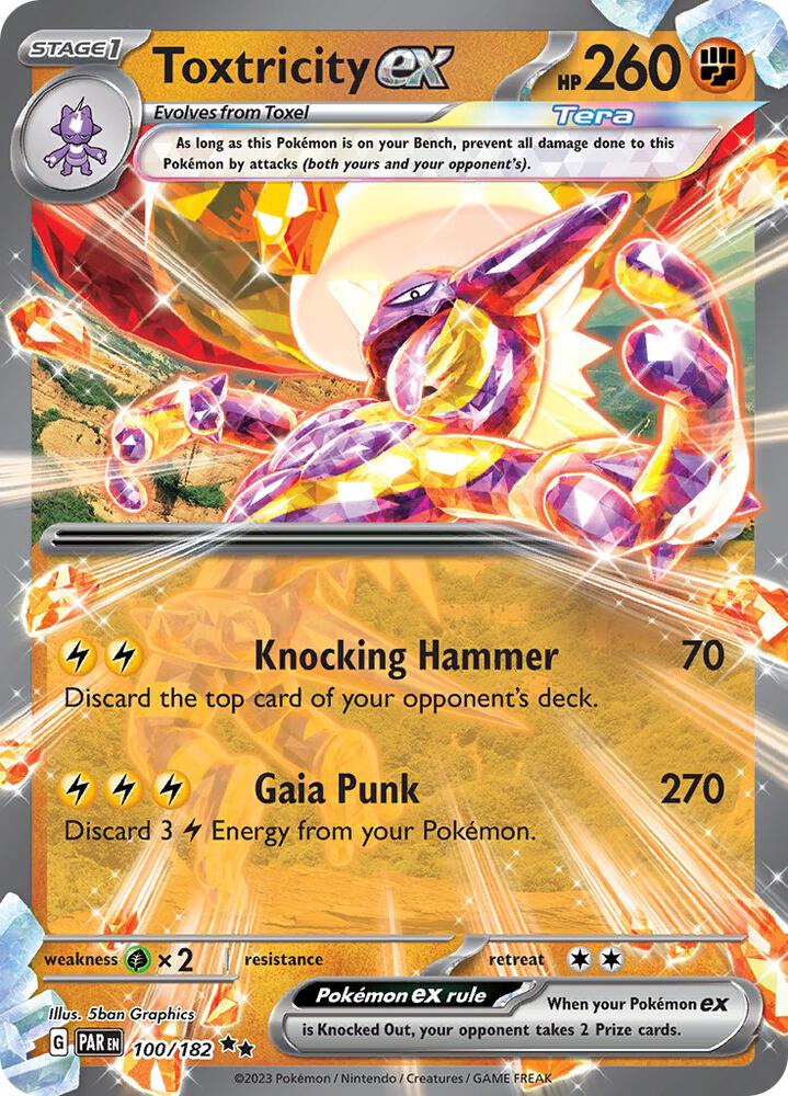 Toxtricity EX 100 - Paradox Rift Pokémon kaart kopen - Elite TCG Shop