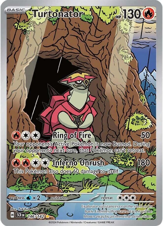 Turtonator 146 - Stellar Crown Art Rare Pokémon kaart kopen - Elite TCG Shop