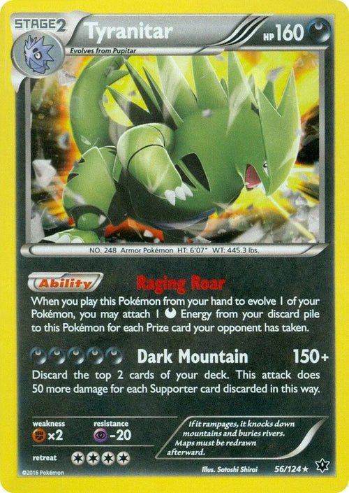 Tyranitar - 56/124 Holo - Fates Collide