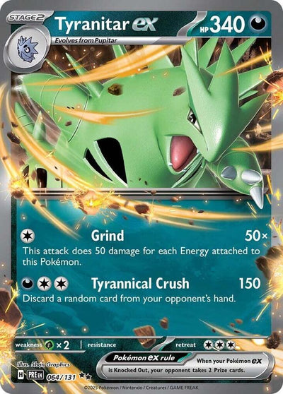 Tyranitar EX 064/131 - Prismatic Evolutions