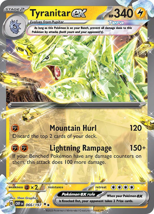 Tyranitar EX 066 - Obsidian Flames Pokémon kaart kopen - Elite TCG Shop