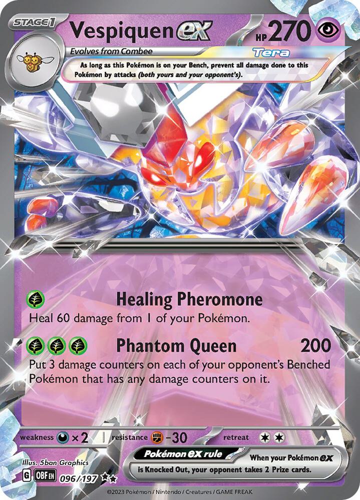 Vespiqueen EX 096 - Obsidian Flames Pokémon kaart kopen - Elite TCG Shop