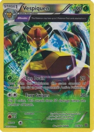 Vespiquen Reverse Holo 11 - XY - Ancient Origins