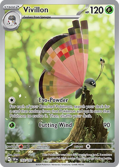 Vivillon 193/191 - Surging Sparks Pokémon kaart kopen - Elite TCG Shop