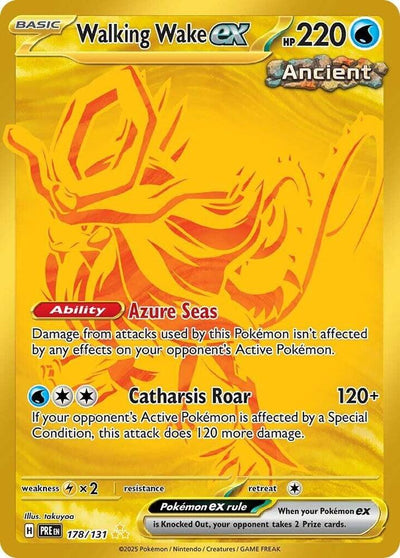 Walking Wake ex 178 - SV: Prismatic Evolutions