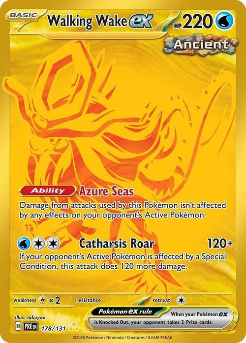Walking Wake ex 178 - SV: Prismatic Evolutions