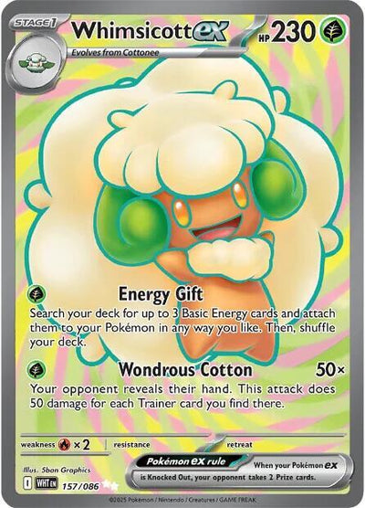 Whimsicott ex 157/086 - White Flare