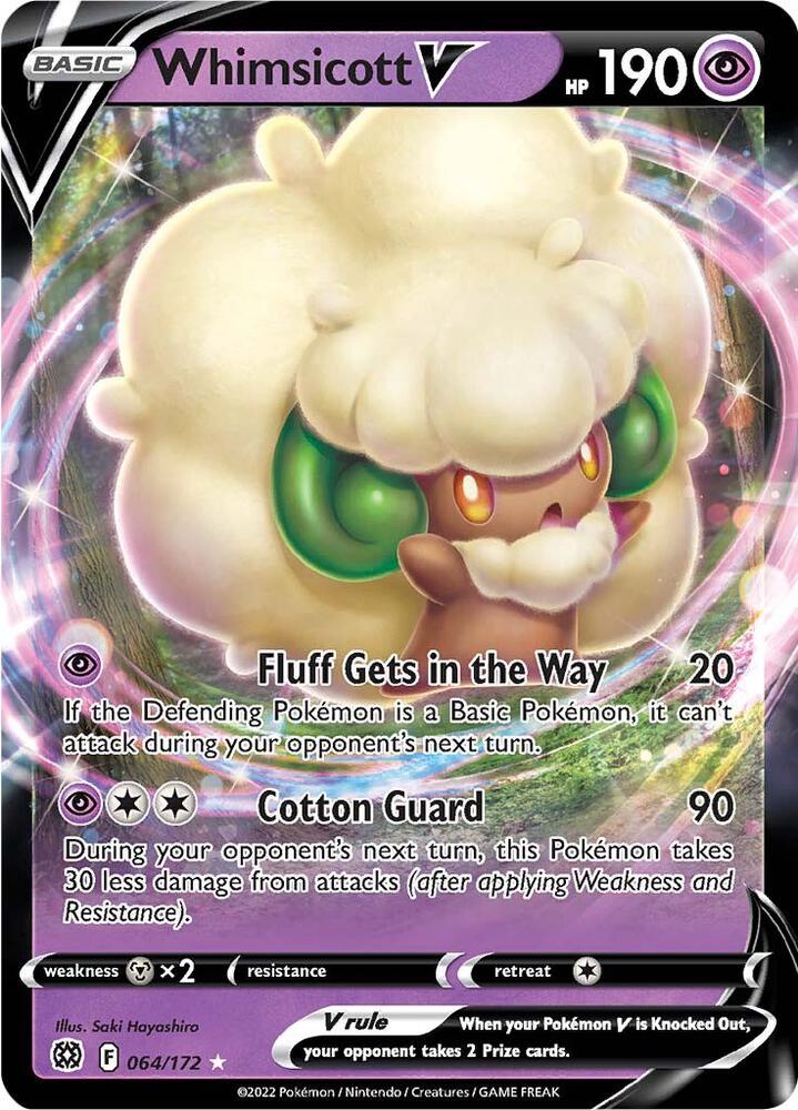 Whimsicott V 064/172 - SWSH09 Brilliant Stars Pokémon kaart kopen - Elite TCG Shop