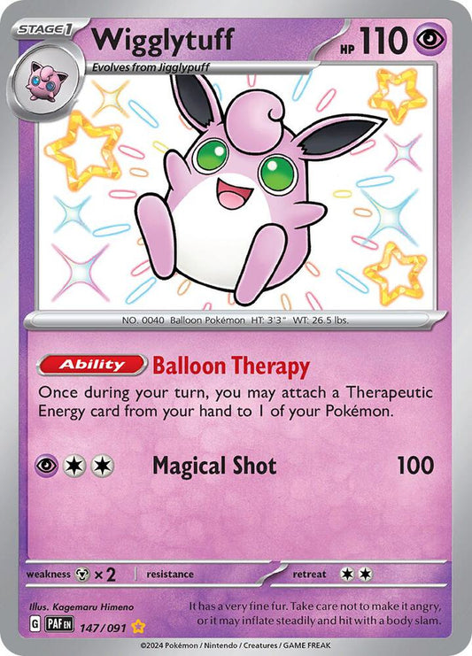 Wigglytuff 147/091 - Paldean Fates Pokémon kaart kopen - Elite TCG Shop