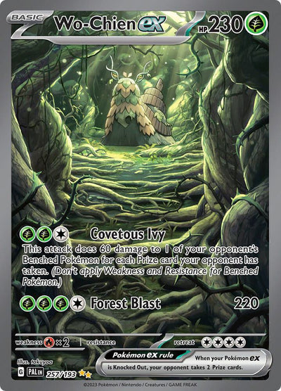 Wo-Chien EX 257 - Paldea Evolved Illustration Rare