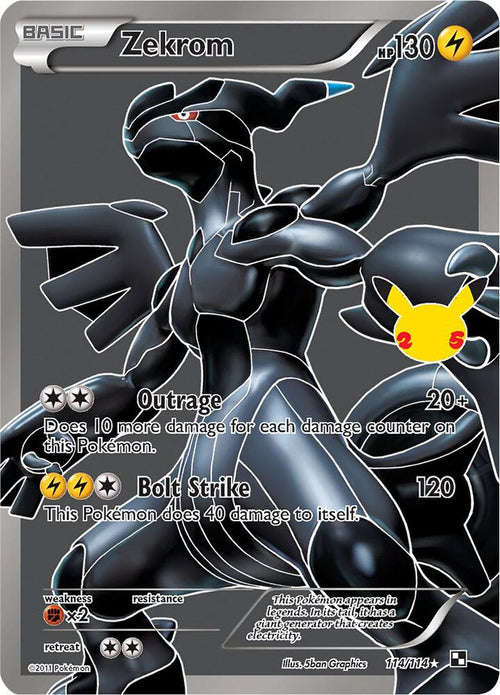Zekrom 114/114 - Celebrations: Classic Collection